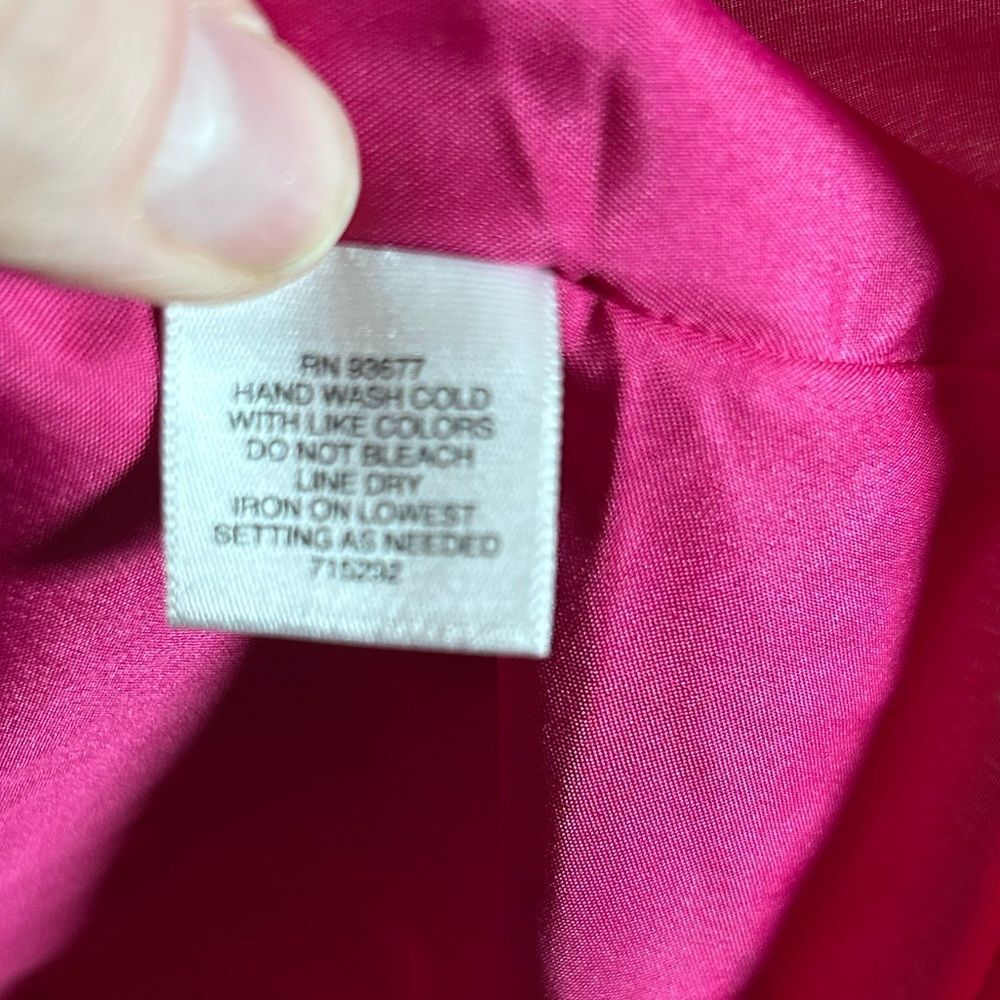 NWT Liz Claiborne eyelet dress pink, sleeveless, knee-length dress size 12 - Picture 6 of 11